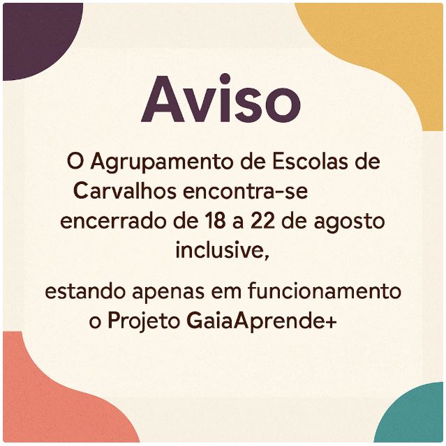 aviso encerrament 25